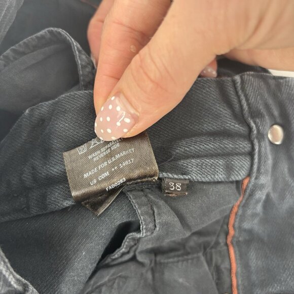 Loro Piana Italy Black Cotton Skinny Jeans Mid Rise Pockets Womens Size 38 - Picture 11 of 15